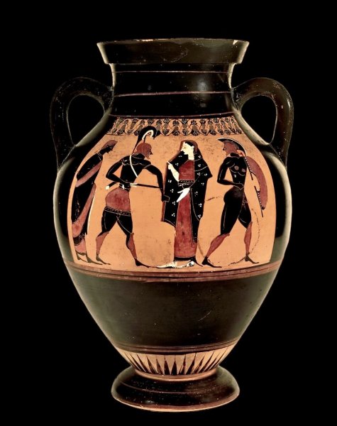 Чернофигурная вазопись древней Греции
