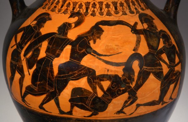 Чернофигурная вазопись древней Греции