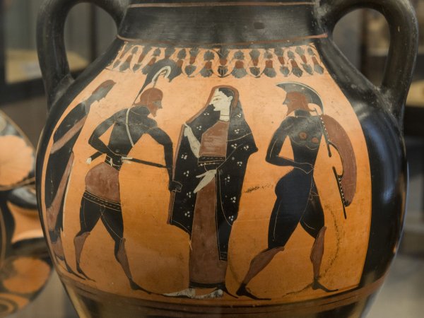 Греческая вазопись краснофигурная