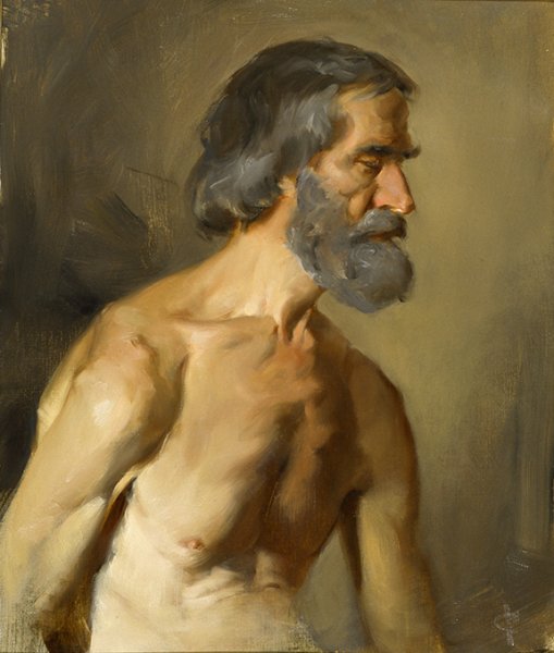 Академическая живопись портрет Репинка