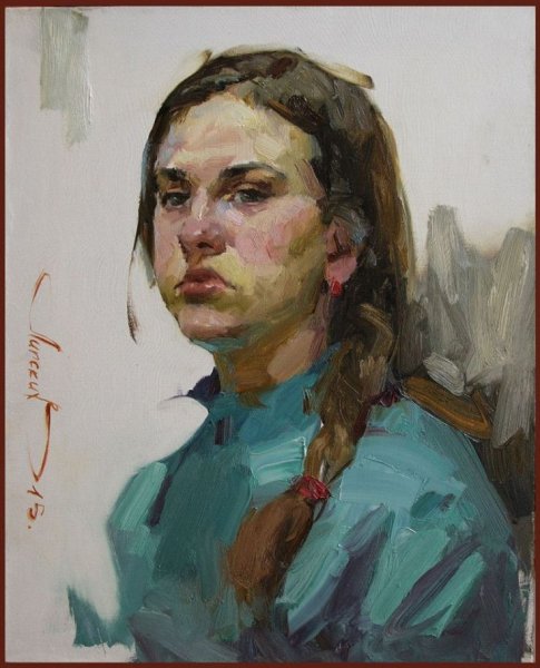 Живопись портрет в Академии художеств Репина