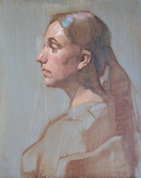 Натурщик портрет Академическая живопись