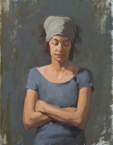 Портрет натурщика с плечевым поясом