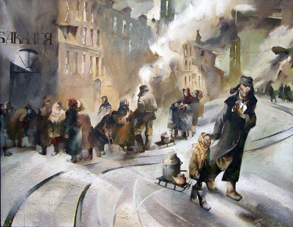Блокада Ленинграда картины