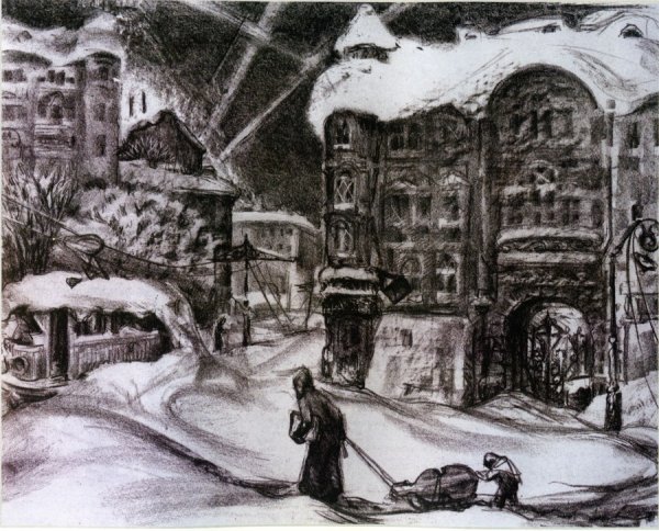 Блокадная Графика Елены Марттила