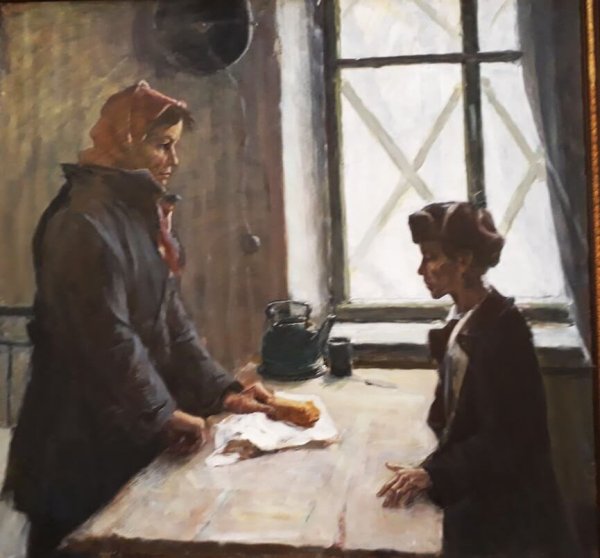 Репин блокадный хлеб