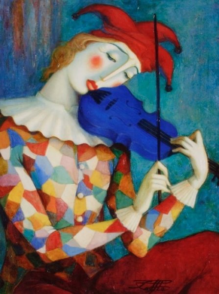 Поль Сезанн Арлекин