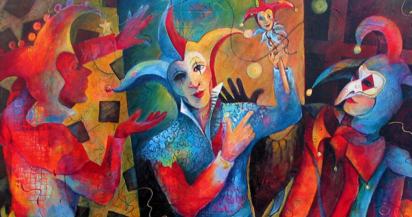 Курасов художник картины Арлекин