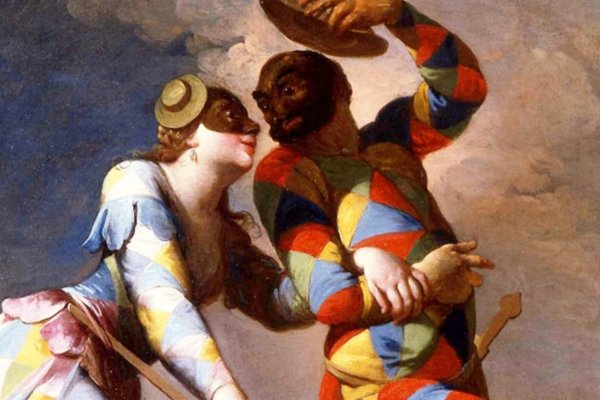 Андре дерен Арлекин и Пьеро