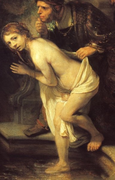 Рембрандт Харменс Ван Рейн Сусанна и старцы