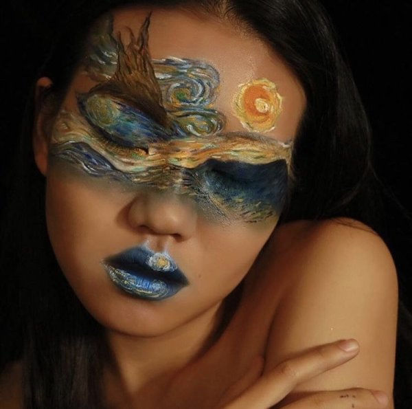 Макияж Ван Гог