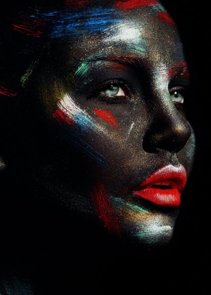 Портрет боди арт