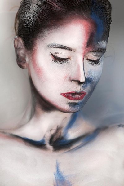 Абстракционизм в макияже