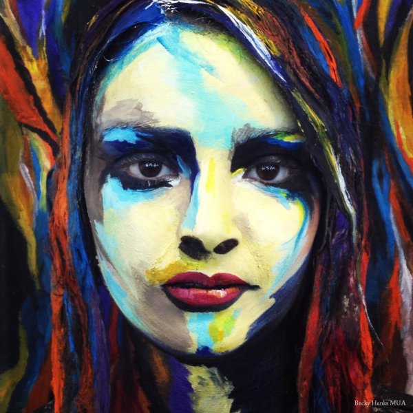 Акварельный макияж глаз