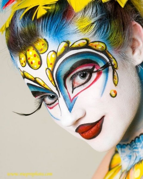Акварельный макияж