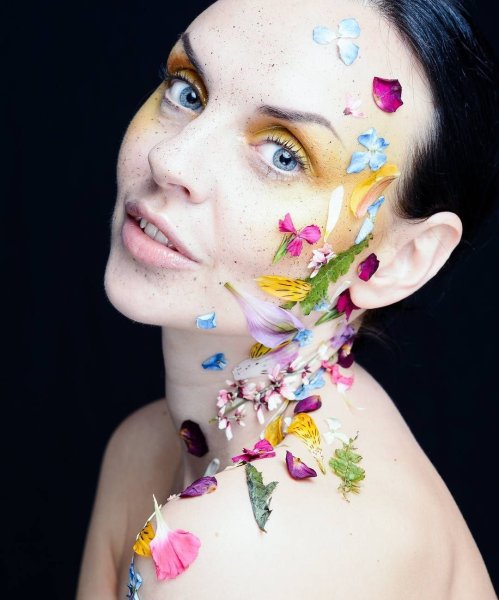 Макияж на Хэллоуин бабочка