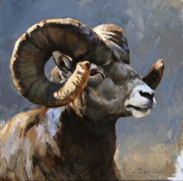 Баран в современной живописи