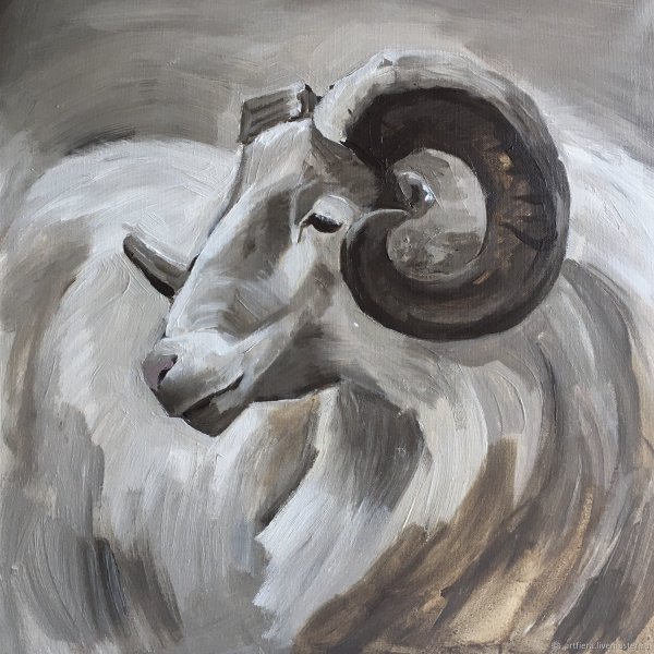 Баран маслом