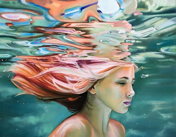 Картина Маши Янковской из сериала псих