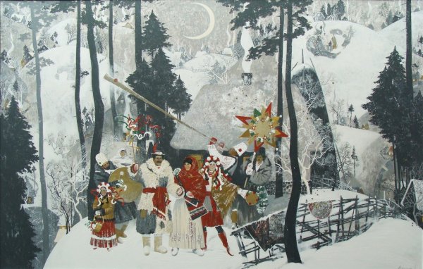 Коляда картины художников