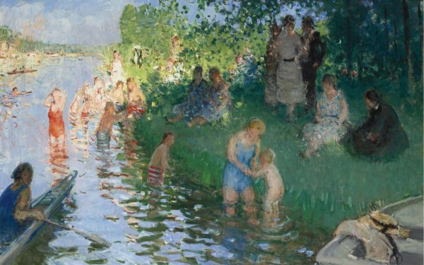 Кустодиев купальня