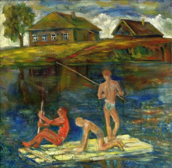 Купальня в деревне