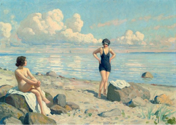 Огюст Ренуар купальщицы