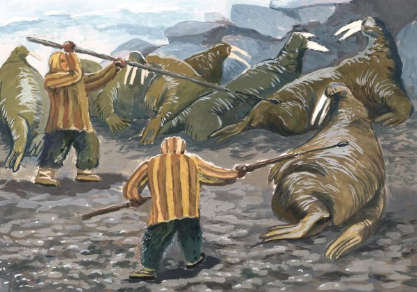 Чукотка Эскимосы живопись