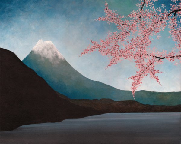 Гора Фудзи арт