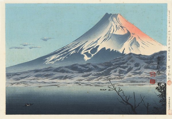 Фудзи гравюра