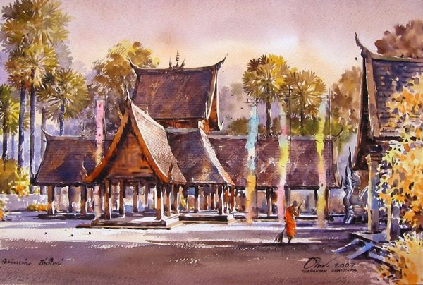 Художник Танакорн Чаиджинда