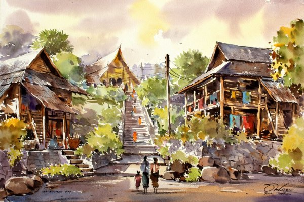 Художник Танакорн Чаиджинда