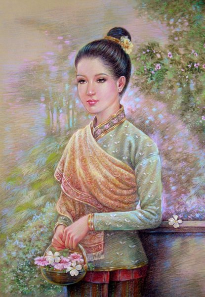 Китайский акварелист Xiang Ming Zeng