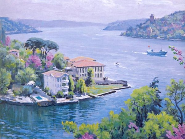 Пейзажи Турции живопись