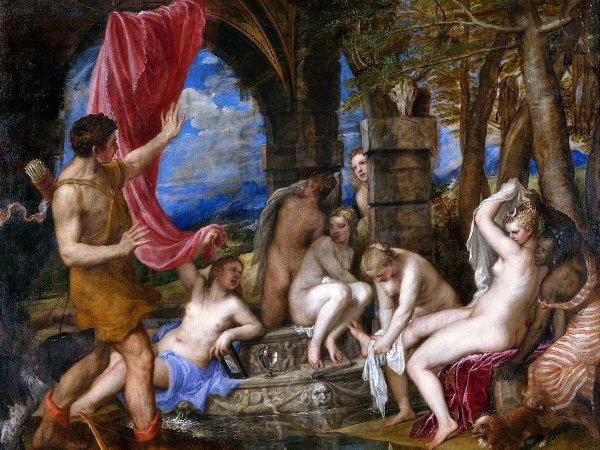 Тициан Диана и Актеон