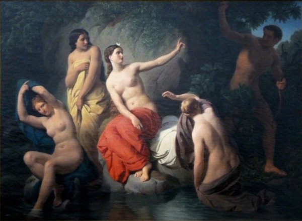 • «Диана и Актеон» (1556—1559),Тициан