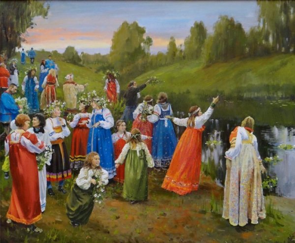 Семен Летопроводец бросание венков