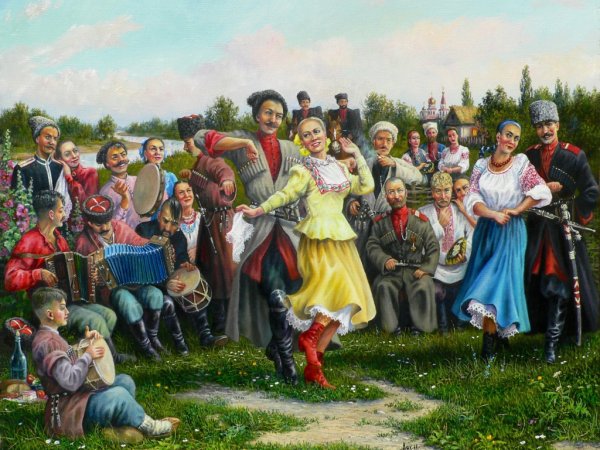 Художник Лях Андрей Петрович Донские казаки