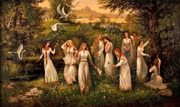 Композиция народные гуляния