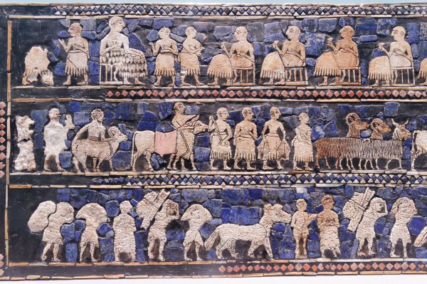 Штандарт из ура сер 3 тыс до н.э британский музей