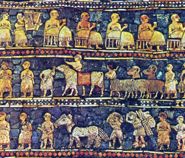 Роспись дворца Зимри-Лима в Мари