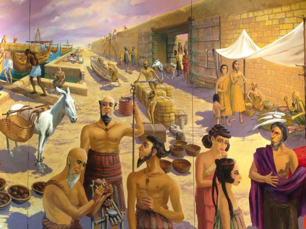 Барельефы древней Месопотамии