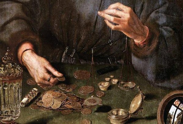 Панно из монет