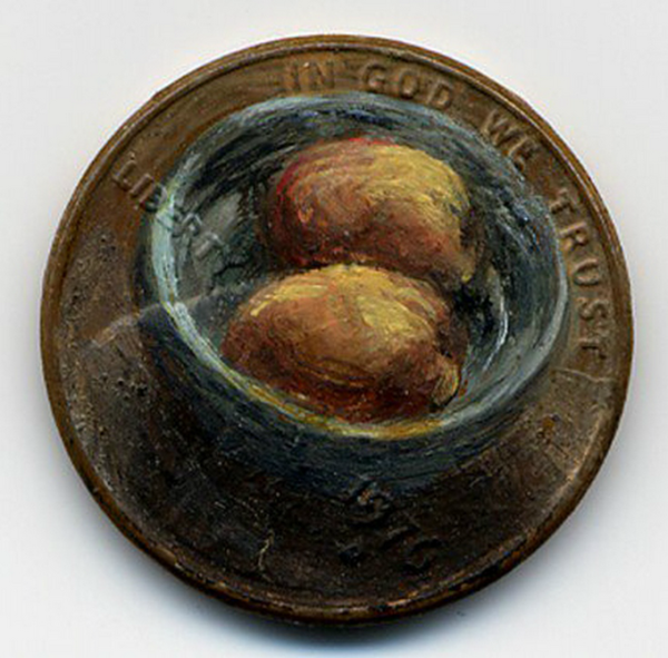 Натюрморт с монетами