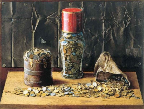 Панно с монетами