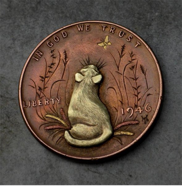 Картины с монетами