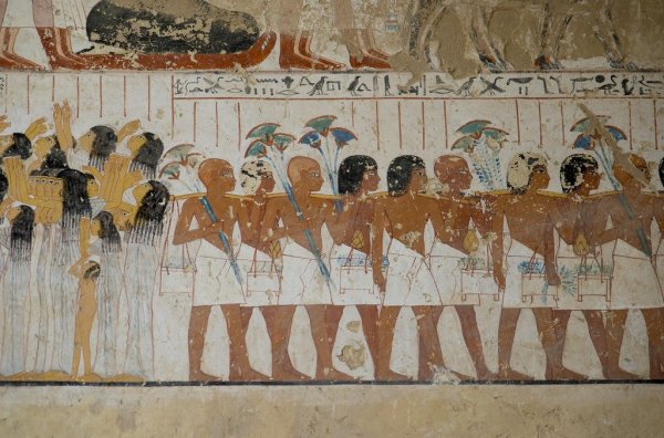 Среднее царство древнего Египта живопись