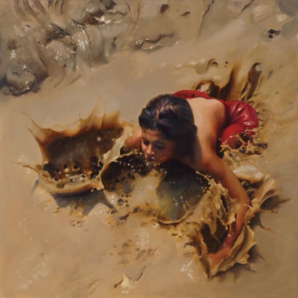 Гиперреализм картины Тереза Эллиотт