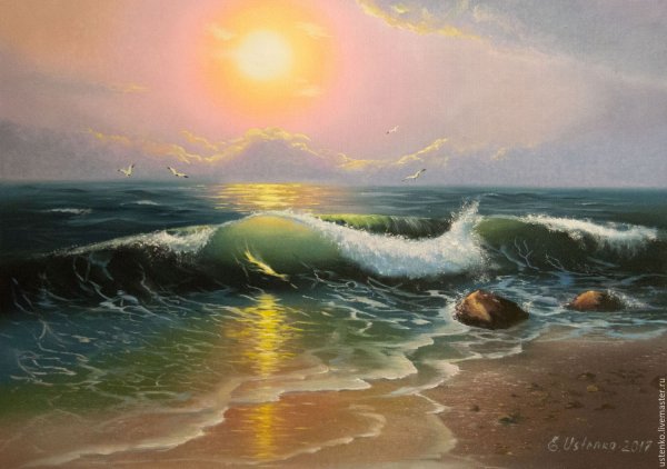 Игорь Сахаров море волна морской Прибой