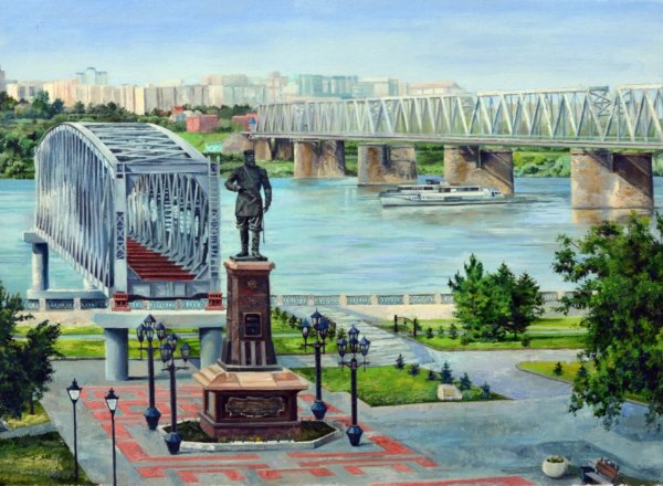 Красивые картины Новосибирска